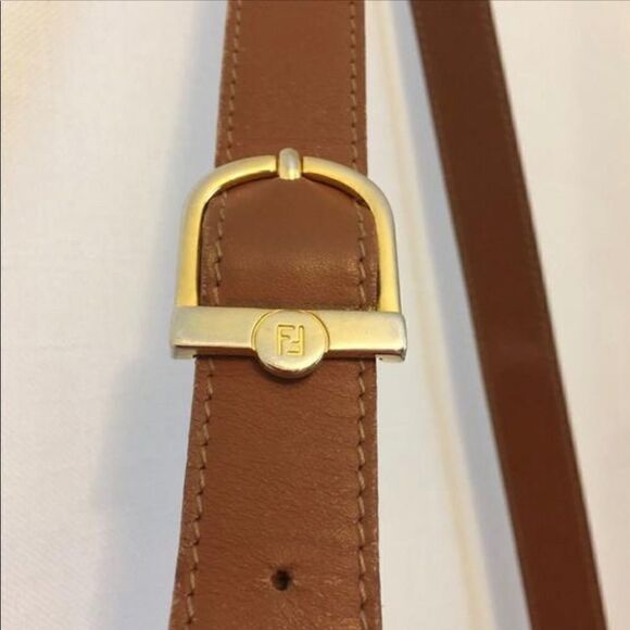 Fendi Taupe/Tan Crossbody Purse  - Picture 7 of 7